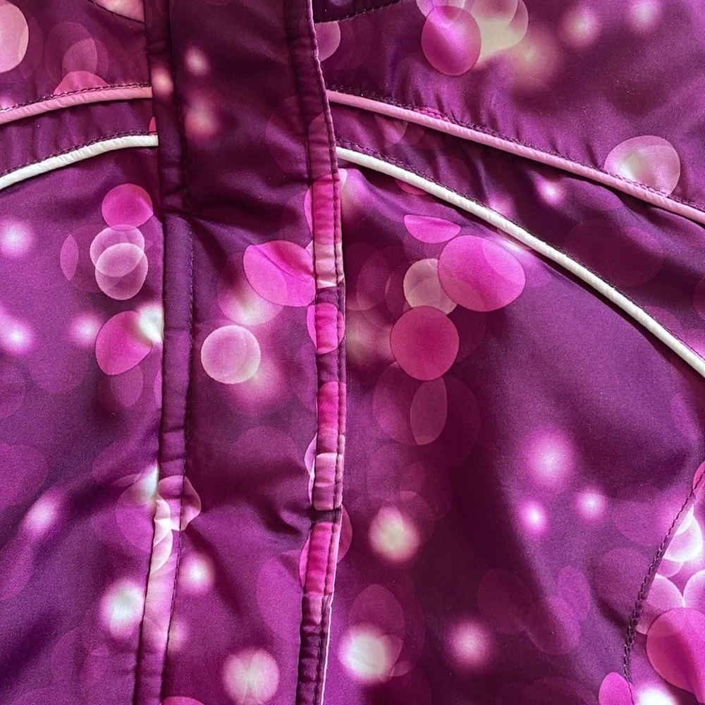 ZeroXposur pink & purple full zip hooded coat.  Girls size 24 months